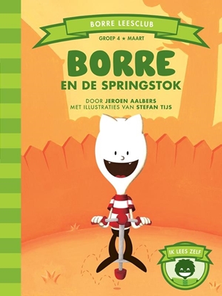 Afbeeldingen van De Gestreepte Boekjes Borre en de springstok