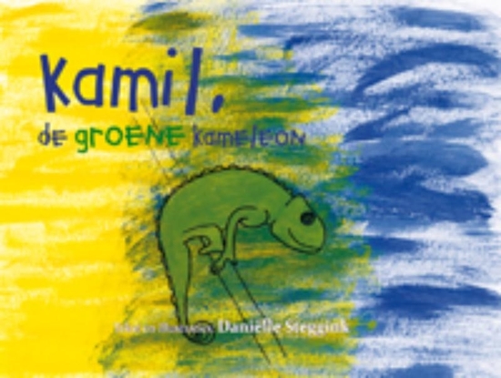 Afbeelding van Kamil, de groene kameleon
