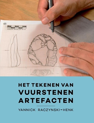 Afbeeldingen van Het tekenen van vuurstenen artefacten