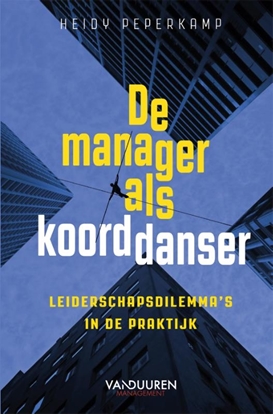 Afbeeldingen van De manager als koorddanser