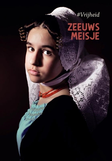 Afbeelding van Beeld in Zeeland Zeeuws Meisje #vrijheid