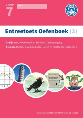 Afbeeldingen van Entreetoets oefenboek 3 Gemengde opgaven voor groep 7