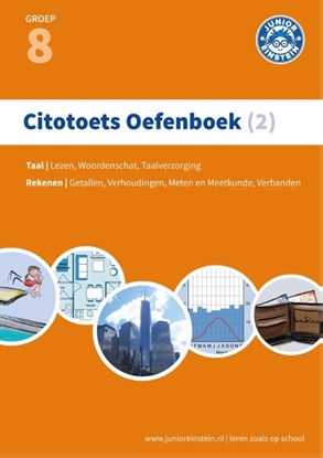 Afbeeldingen van Citotoets oefenboek 2; Gemengde opgaven; Groep 8