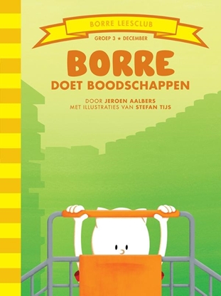 Afbeeldingen van De Gestreepte Boekjes Borre doet boodschappen