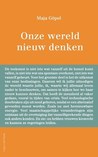 Afbeelding van Onze wereld nieuw denken