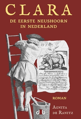 Afbeeldingen van Clara, de eerste neushoorn in Nederland