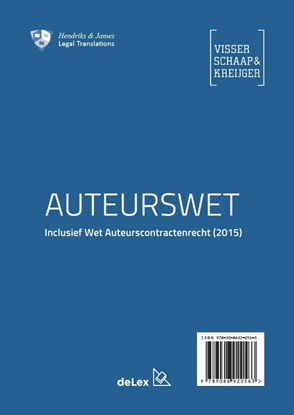 Afbeeldingen van The Dutch copyright act ; Auteurswet 2015