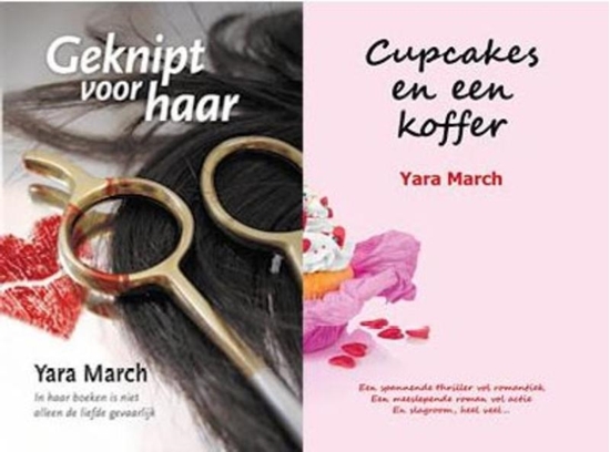 Afbeelding van Geknipt voor haar / Cupcakes en een koffer