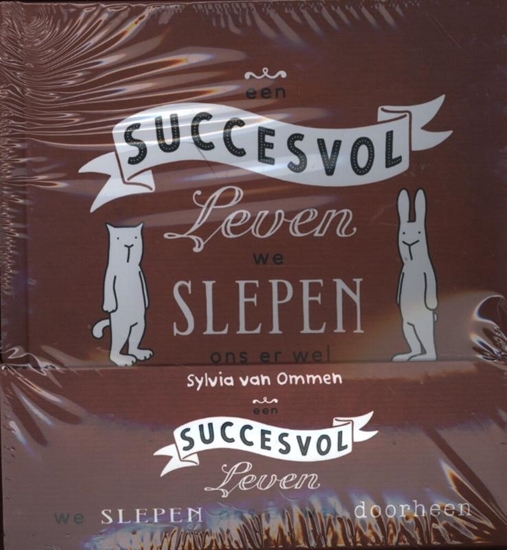 Afbeelding van Een succesvol leven, we slepen ons er wel doorheen - display 10 ex