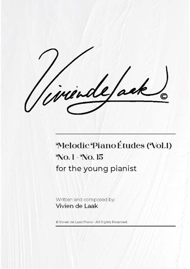 Afbeelding van Piano books written by Vivien de Laak Vivien de Laak Melodic Piano Études For The Young Pianist (Vol. 1)