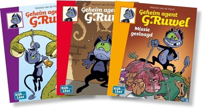 Afbeeldingen van Kijk en Lees AVI leespakket GROEP 5 - Geheim agent G. Ruwel