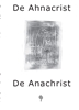 Afbeelding van De Vrijdenkersreeks De Ahnacrist/De Anachrist
