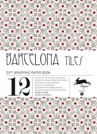 Afbeelding van Gift wrapping paper book Barcelona tiles Volume 36
