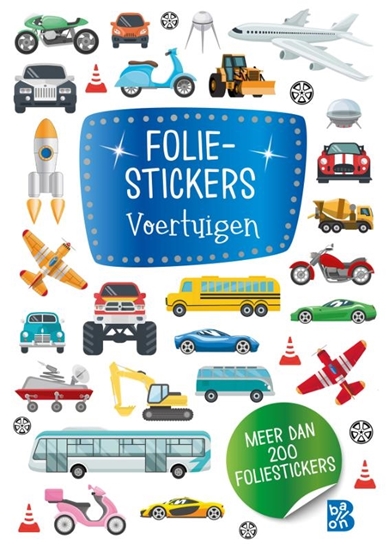 Afbeelding van Glitterstickers Foliestickers - Voertuigen