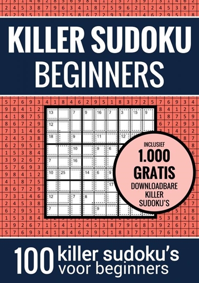 Afbeelding van Sudoku Makkelijk: KILLER SUDOKU - Puzzelboek met 100 Makkelijke Puzzels voor Volwassenen en Ouderen