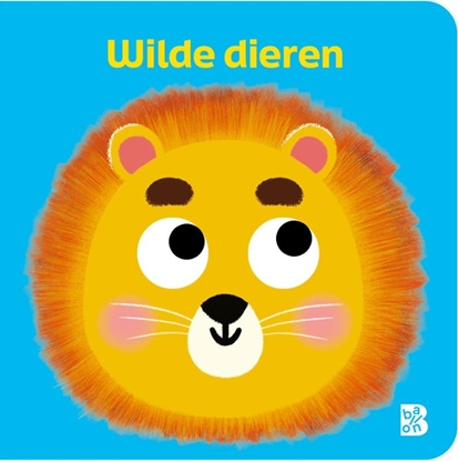 Afbeeldingen van Kartonboek met wiebeloogjes Wilde dieren