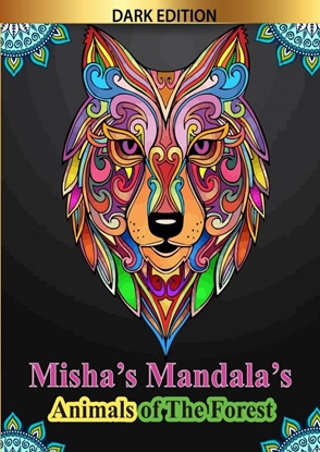 Afbeeldingen van Misha's mandala's: Animals of the forest