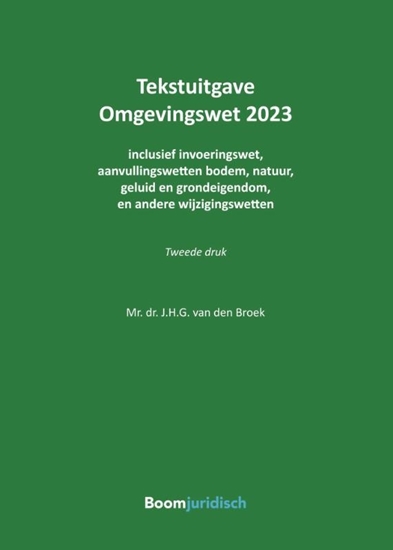 Afbeelding van Tekstuitgaven Omgevingswet 2023