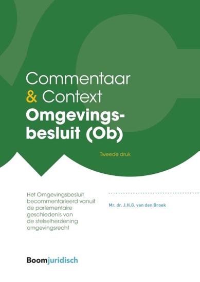 Afbeelding van Commentaar & Context Omgevingsbesluit (Ob)