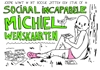 Afbeelding van Sociaal Incapabele Michiel. Wenskaarten