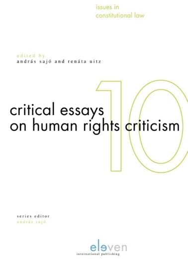 Afbeelding van Issues in Constitutional law Critical Essays on Human Rights Criticism
