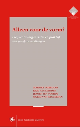 Afbeeldingen van E.M. Meijers Instituut voor Rechtswetenschappelijk Onderzoek Alleen voor de vorm?