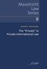 Afbeelding van Maastricht Law Series The “Private” in Private International Law