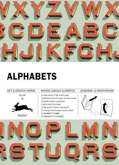 Afbeelding van Gift & creative papers Alphabets Volume 88