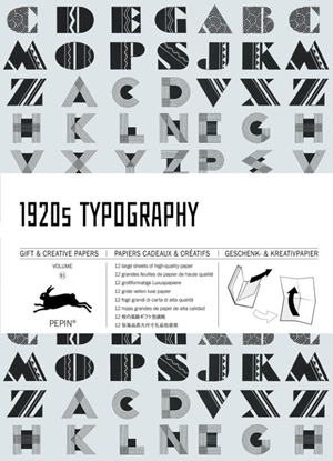 Afbeeldingen van Gift & creative papers 1920's Typography Volume 91