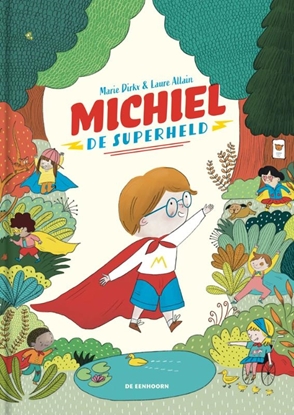 Afbeeldingen van Michiel, de superheld