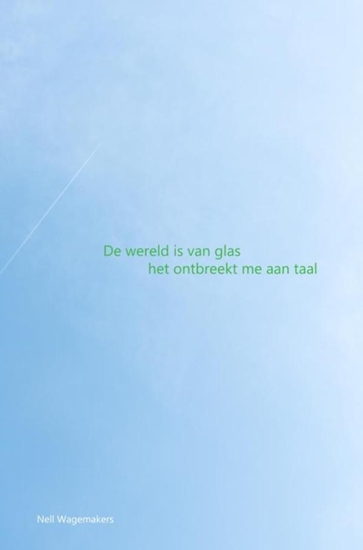 Afbeelding van De wereld is van glas het ontbreekt me aan taal