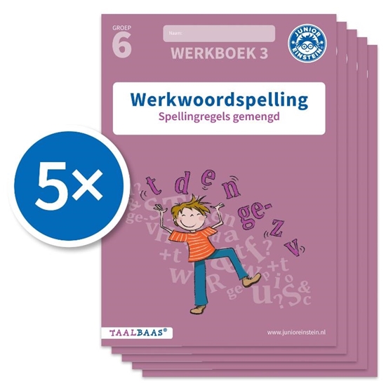 Afbeelding van Taalbaas Werkwoordspelling werkboek 3 groep 6 (Set van 5)