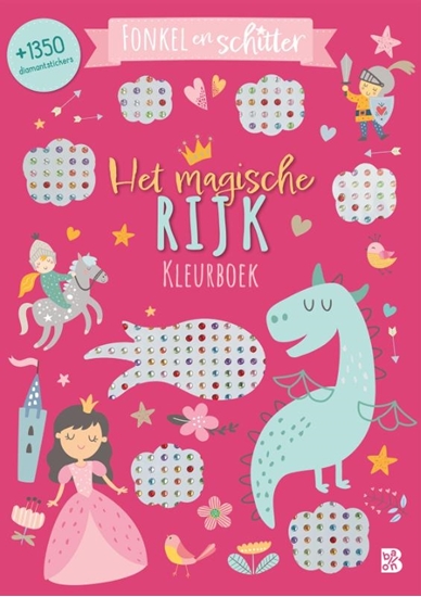 Afbeelding van Fonkel en schitter Het magische rijk kleurboek