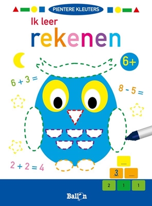 Afbeeldingen van Pientere kleuters (wipe & clean) Ik leer rekenen 6+
