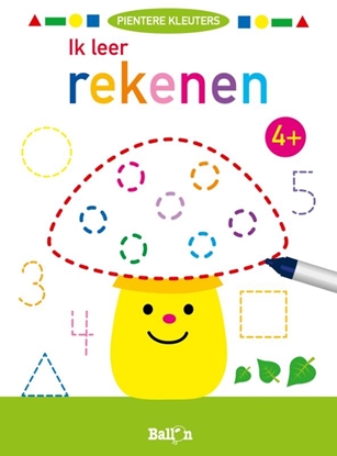 Afbeeldingen van Pientere kleuters (wipe & clean) Ik leer rekenen 4+