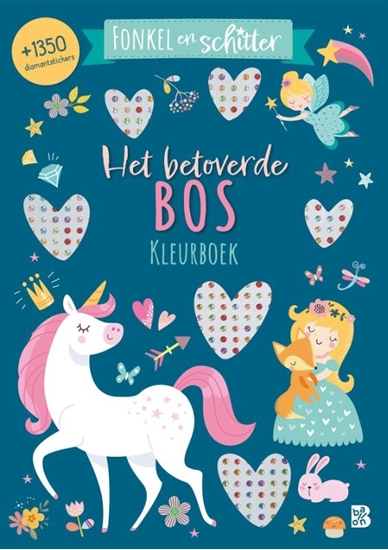 Afbeelding van Fonkel en schitter Het betoverde bos kleurboek