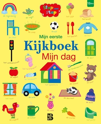 Afbeeldingen van Stap voor stap Mijn eerste kijkboek: Mijn dag