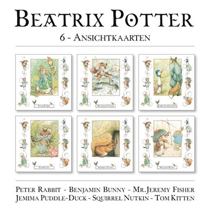 Afbeeldingen van Beatrix Potter 6 ansichtkaarten