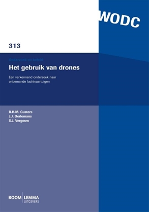 Afbeeldingen van Onderzoek en beleid-reeks WODC Het gebruik van drones