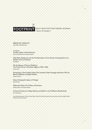 Afbeeldingen van Footprint 19 Vol. 10 Spaces of conflict