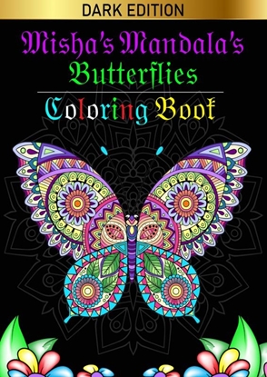 Afbeeldingen van Misha's mandala's: Butterflies