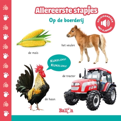 Afbeeldingen van Geluidenboekjes - Allereerste stapjes Op de boerderij