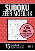 Afbeelding van Sudoku Zeer Moeilijk - Puzzelboek: 75 Zeer Moeilijke Sudoku Puzzels voor Volwassenen en Ouderen