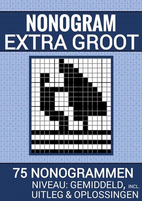 Afbeeldingen van Puzzelboek voor Ouderen, Slechtzienden, Senioren, Opa en Oma: Nonogram Extra Groot, Type XL/XXL