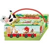 Afbeelding van Boerderijdieren- boek + puzzeltrein