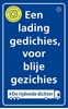 Afbeelding van Een lading gedichies, voor blije gezichies