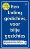 Afbeelding van Een lading gedichies, voor blije gezichies