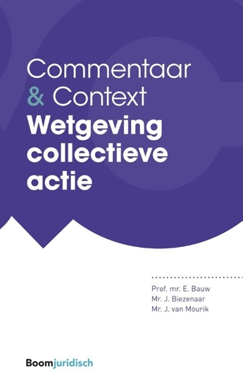 Afbeelding van Commentaar & Context Wetgeving collectieve actie