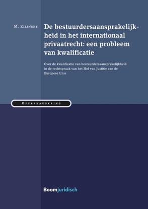 Afbeeldingen van Offerhauskring De bestuurdersaansprakelijkheid in het internationaal privaatrecht: een probleem van kwalificatie
