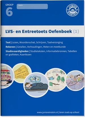 Afbeeldingen van LVS- en Entreetoets Oefenboek (1) Deel 1 - Gemengde opgaven - Groep 6